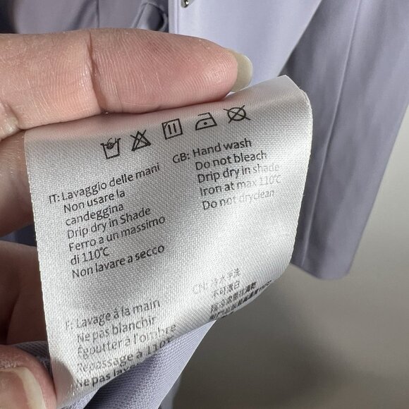 Front Row Shop Purple Pleated Maxi Dress Women’s Size 36 Cut‎ Out Back Business - Picture 11 of 12